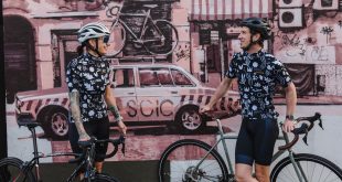 Long Run Club kit shoot with two riders