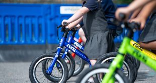 BIKEABILITY GCiS Balance 1 Children get pedalling thanks to Bikeability's Get Cycling in Schools project and Frog Bikes