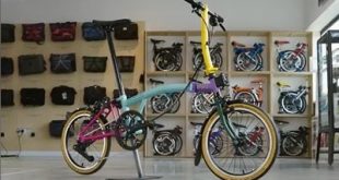 Brompton 1 Brompton launch bike with world’s first 100% fully recycled aluminium rims