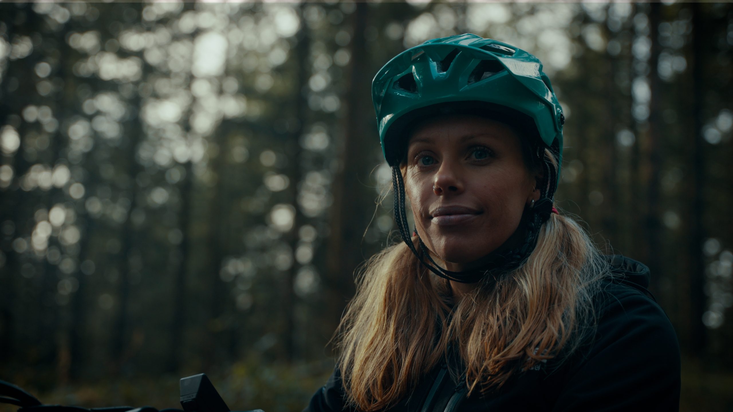 Casey Gemma, an adaptive mountain bike rider and part of The Cornwall Bicycle Project