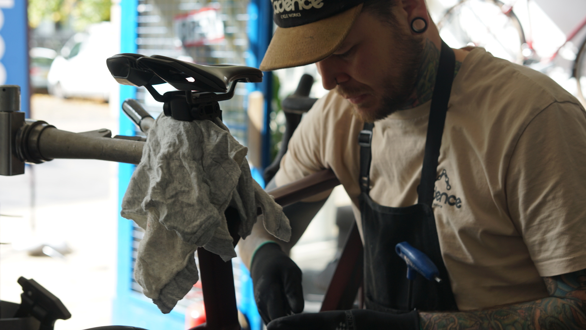 DSC03427 Mechanic of the Month May Winner: Christopher Jackson of Cadence Cycleworks