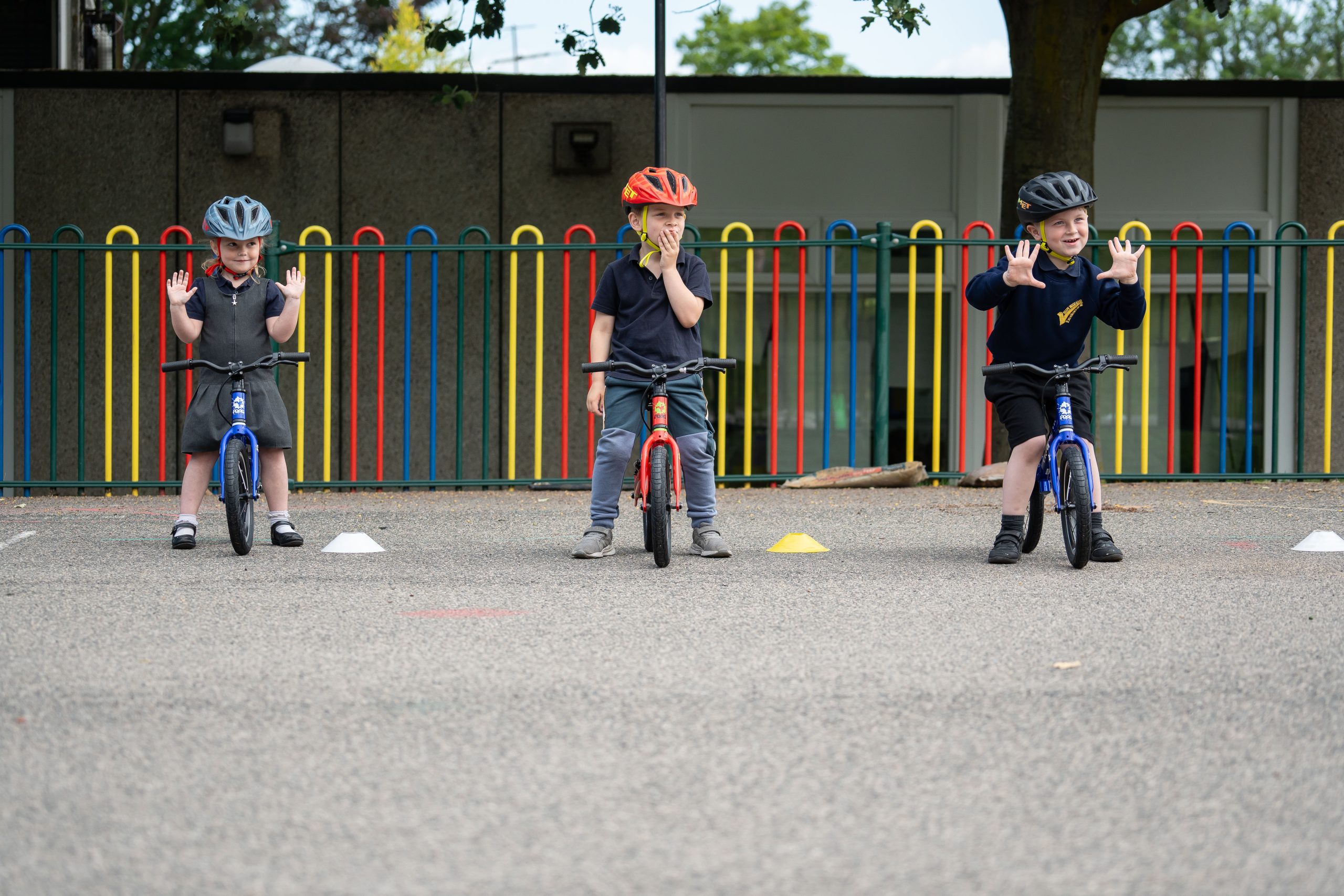 Bikeability session in school
