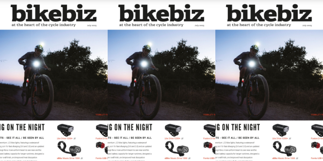 BikeBiz magazine July 2025 cover